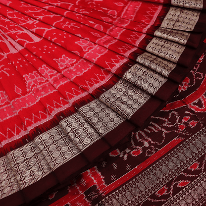 Handloom Sambalpuri Ikkat Silk Saree Handloom Saree_Sambalpuri Silk Priyadarshini Handloom 