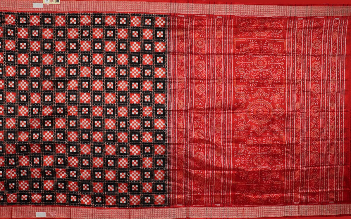 Traditional Aanchal tribal motifs body Pasapalli silk Saree with blouse  piece online | Handloom Sarees