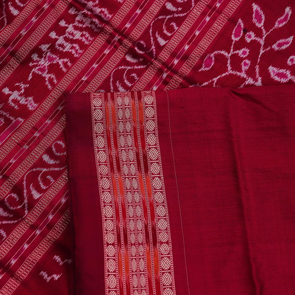 Handloom Sambalpuri Ikkat Silk Saree Handloom Saree_Sambalpuri Silk Priyadarshini Handloom 