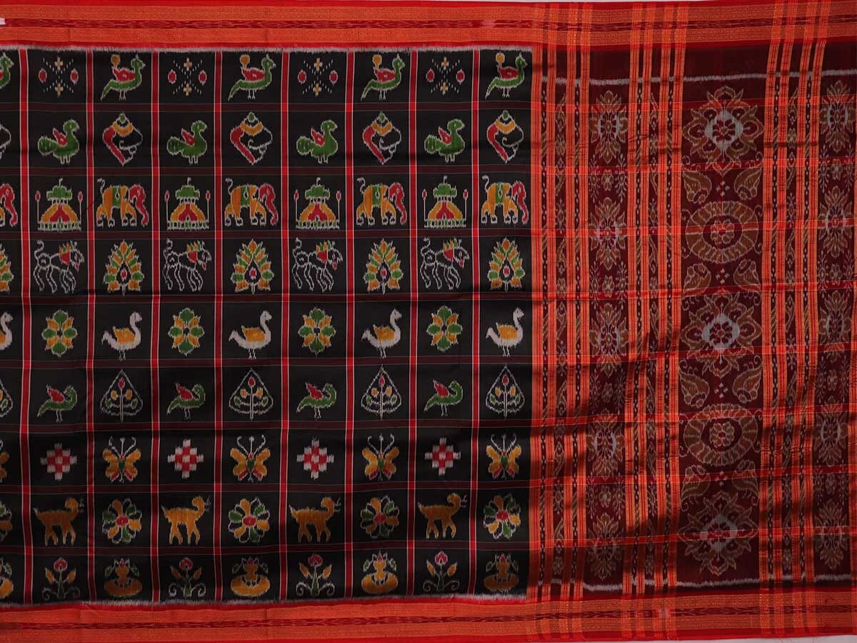 Handloom Sambalpuri Ikkat Silk Saree Handloom Saree_Sambalpuri Silk Priyadarshini Handloom 