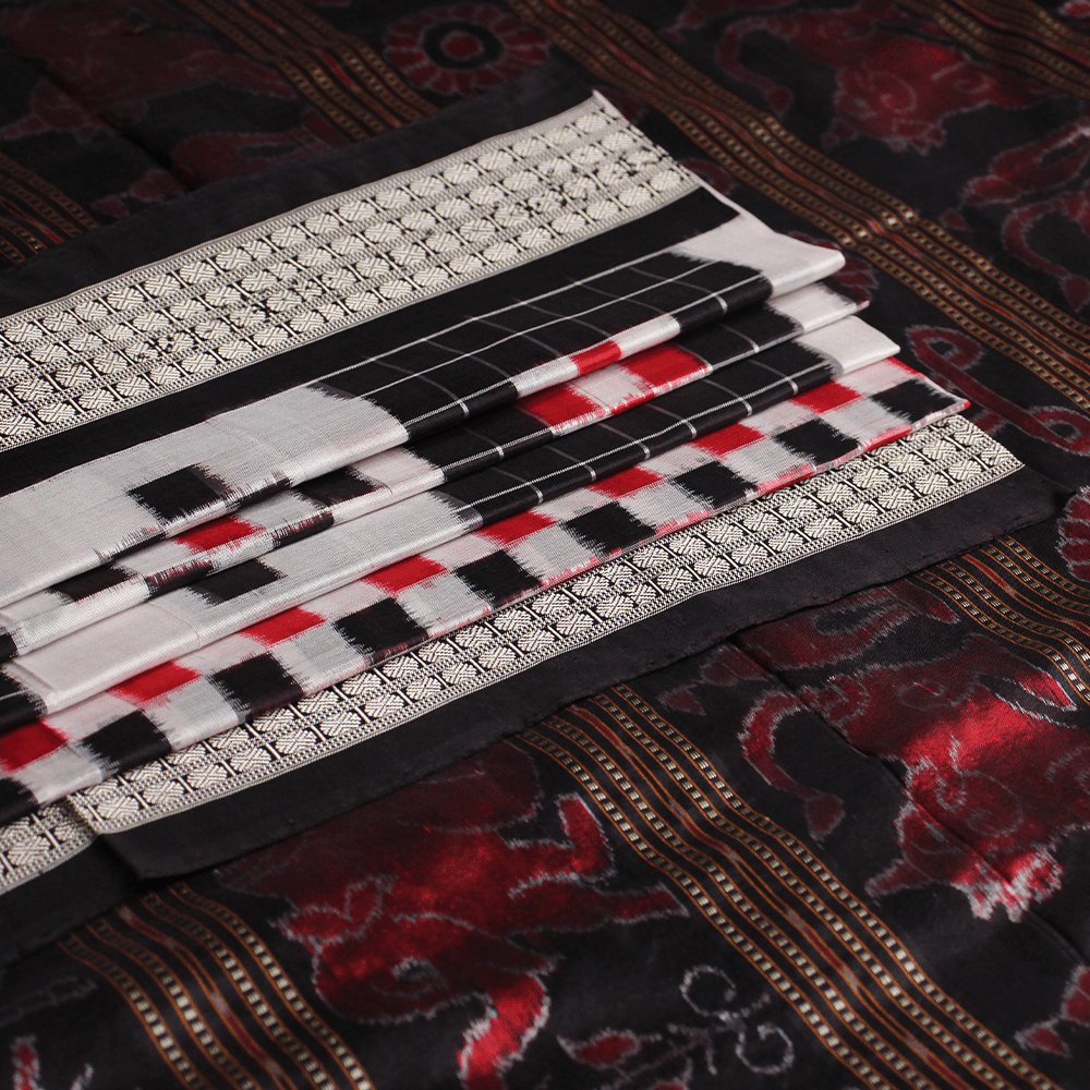 Handloom Sambalpuri Ikkat Silk Saree Handloom Saree_Sambalpuri Silk Priyadarshini Handloom 