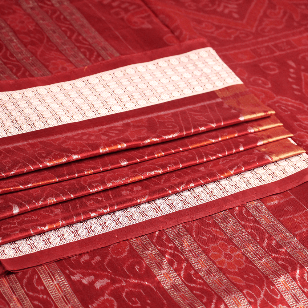 Handloom Sambalpuri Ikkat Silk Saree Handloom Saree_Sambalpuri Silk Priyadarshini Handloom 