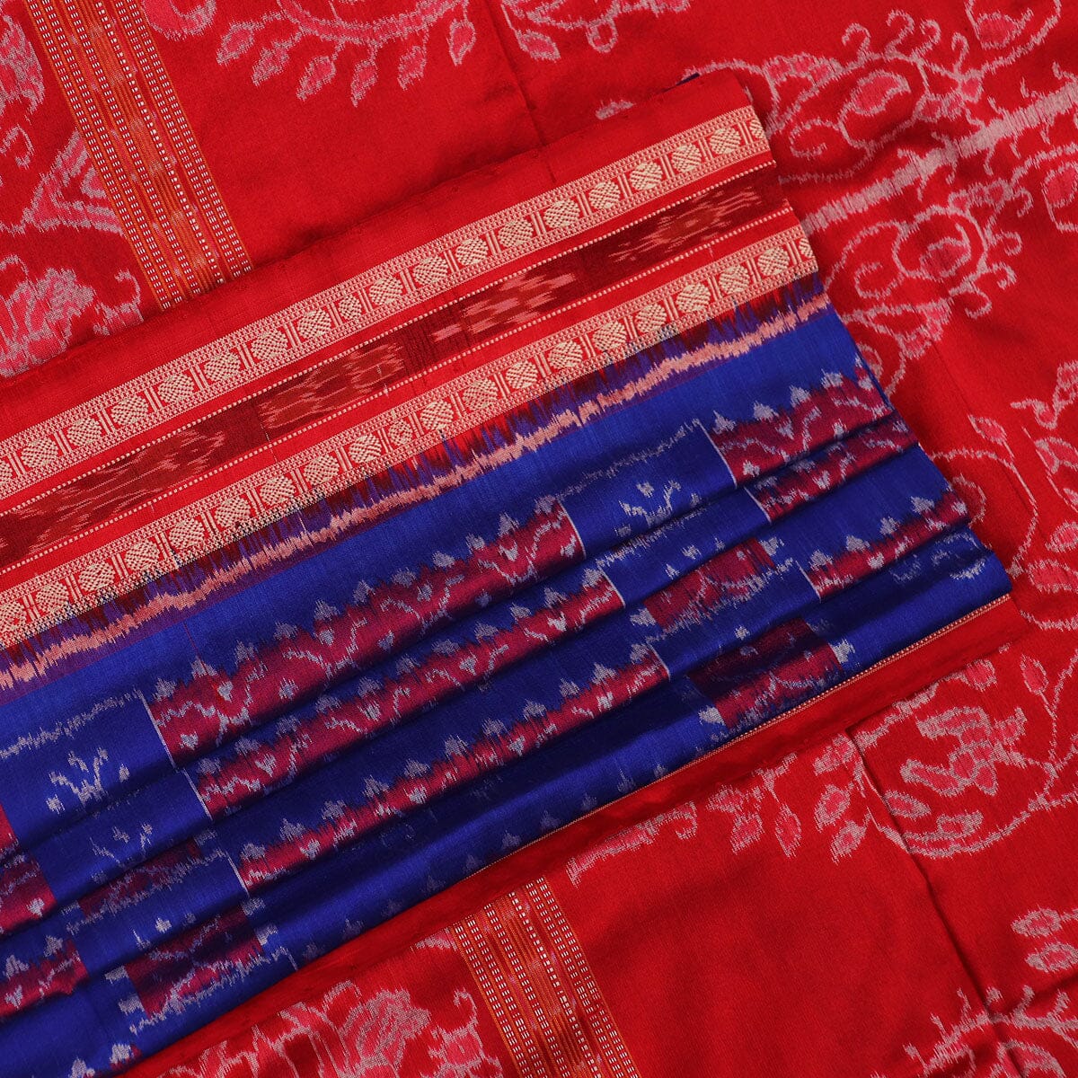 Handloom Sambalpuri Ikkat Silk Saree Handloom Saree_Sambalpuri Silk Priyadarshini Handloom 