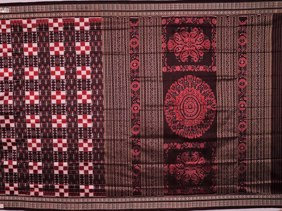 Handloom Sambalpuri Ikkat Silk Saree Handloom Saree_Sambalpuri Silk Priyadarshini Handloom 