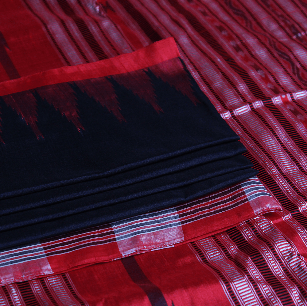 Handloom Sambalpuri Ikkat Silk Saree Handloom Saree_Sambalpuri Silk Priyadarshini Handloom 