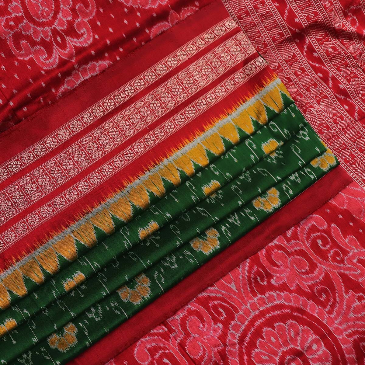 Handloom Sambalpuri Ikkat Silk Saree Handloom Saree_Sambalpuri Silk Priyadarshini Handloom 