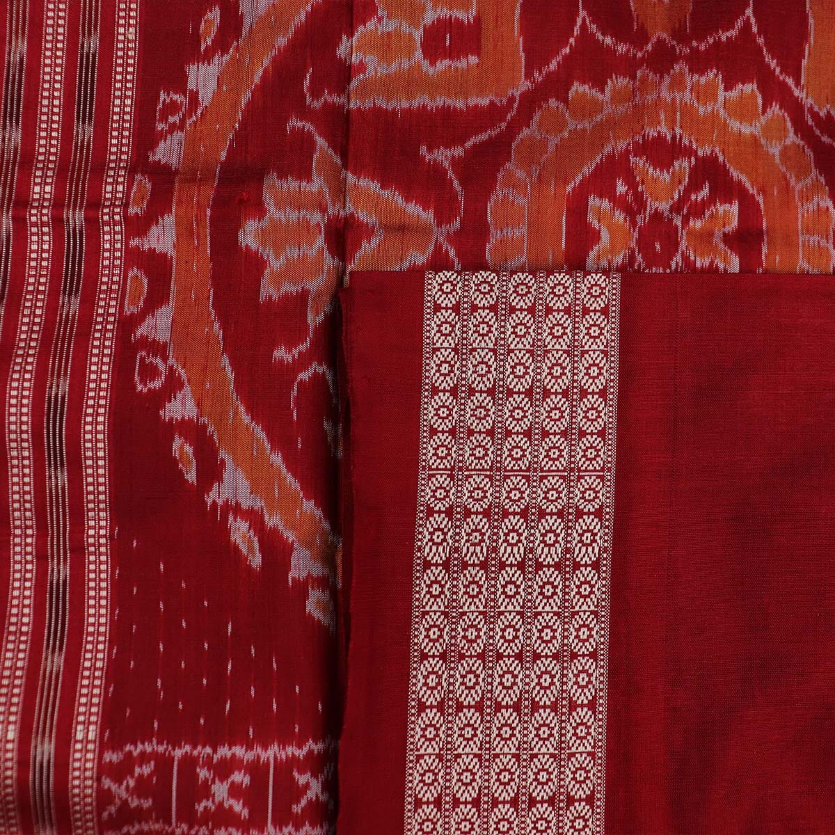 Handloom Sambalpuri Ikkat Silk Saree Handloom Saree_Sambalpuri Silk Priyadarshini Handloom 
