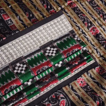 Handloom Sambalpuri Ikkat Silk Saree Handloom Saree_Sambalpuri Silk Priyadarshini Handloom 