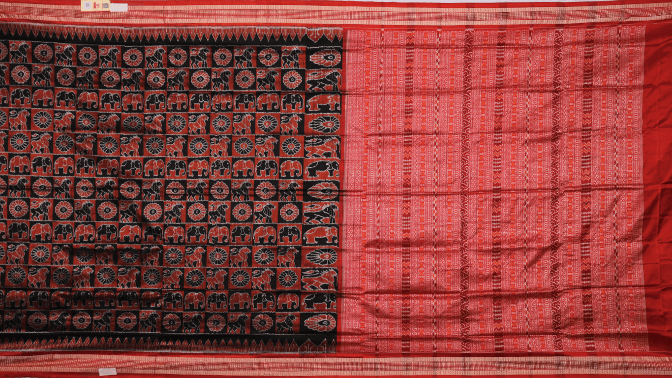 Handloom Sambalpuri Ikkat Silk Saree Handloom Saree_Sambalpuri Silk Priyadarshini Handloom 