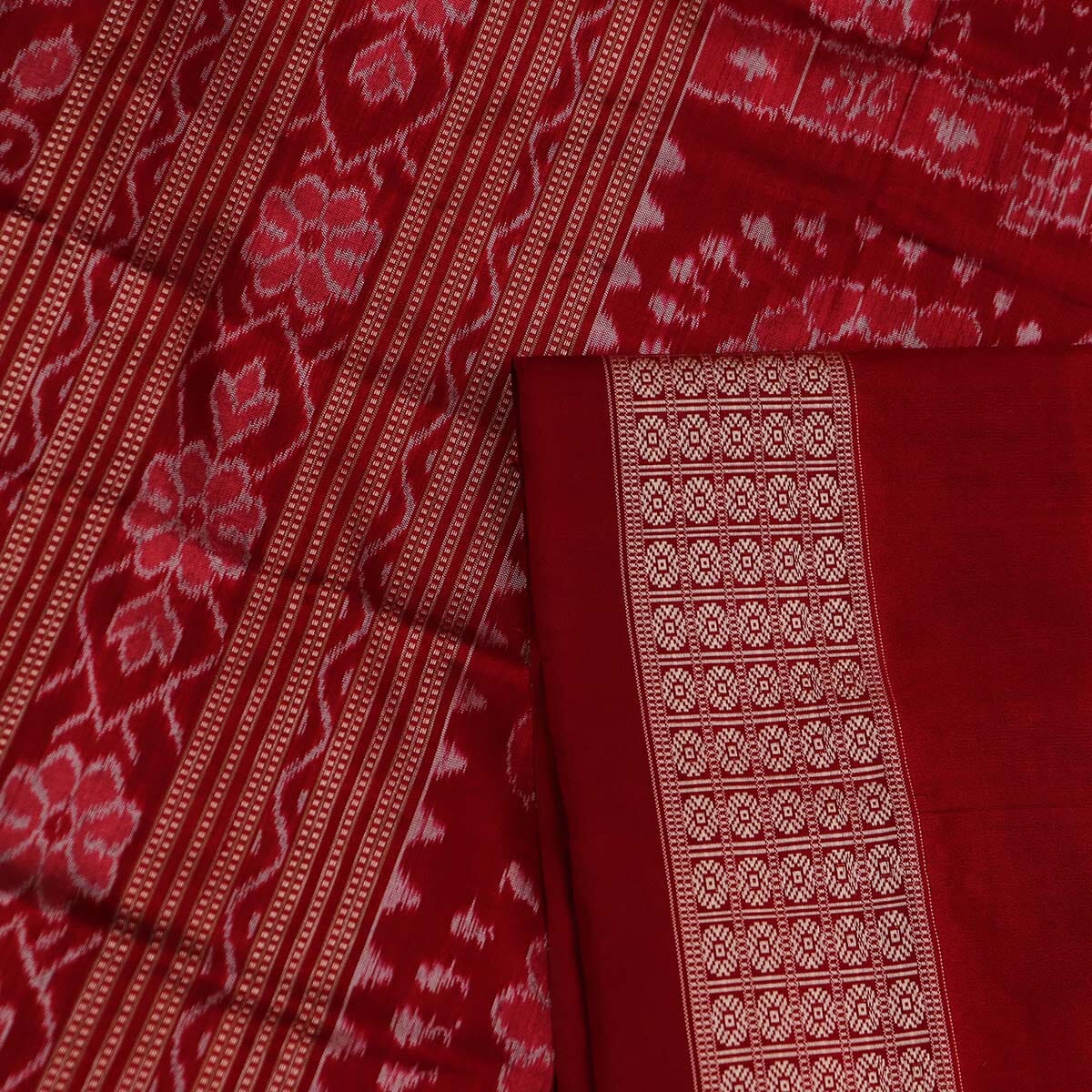 Handloom Sambalpuri Ikkat Silk Saree Handloom Saree_Sambalpuri Silk Priyadarshini Handloom 