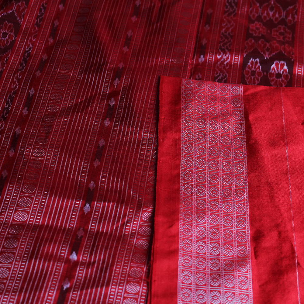 Handloom Sambalpuri Ikkat Silk Saree Handloom Saree_Sambalpuri Silk Priyadarshini Handloom 