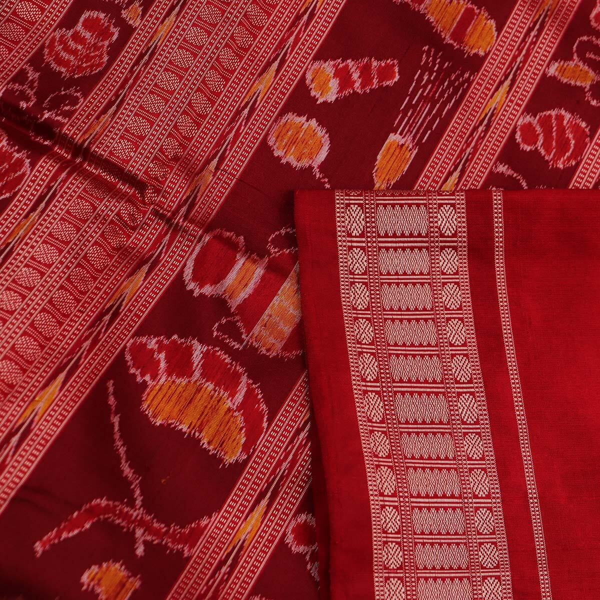 Handloom Sambalpuri Ikkat Silk Saree Handloom Saree_Sambalpuri Silk Priyadarshini Handloom 