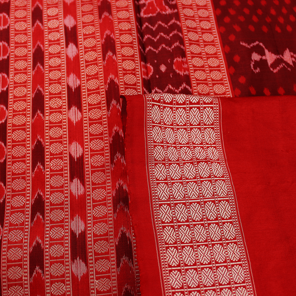 Handloom Sambalpuri Ikkat Silk Saree Handloom Saree_Sambalpuri Silk Priyadarshini Handloom 