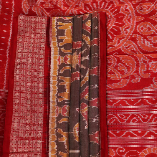 Handloom Sambalpuri Ikkat Silk Saree Handloom Saree_Sambalpuri Silk Priyadarshini Handloom 