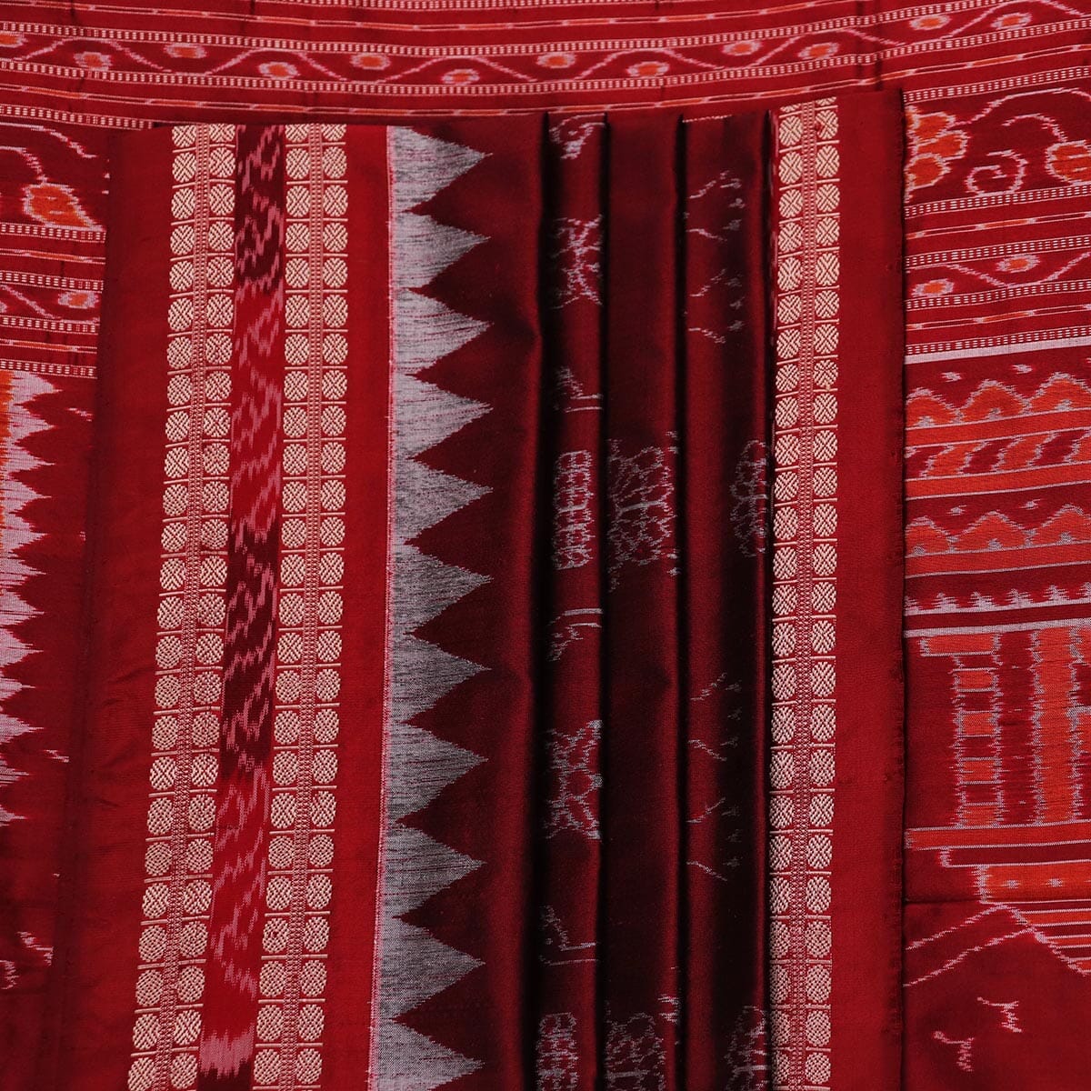 Handloom Sambalpuri Ikkat Silk Saree Handloom Saree_Sambalpuri Silk Priyadarshini Handloom 
