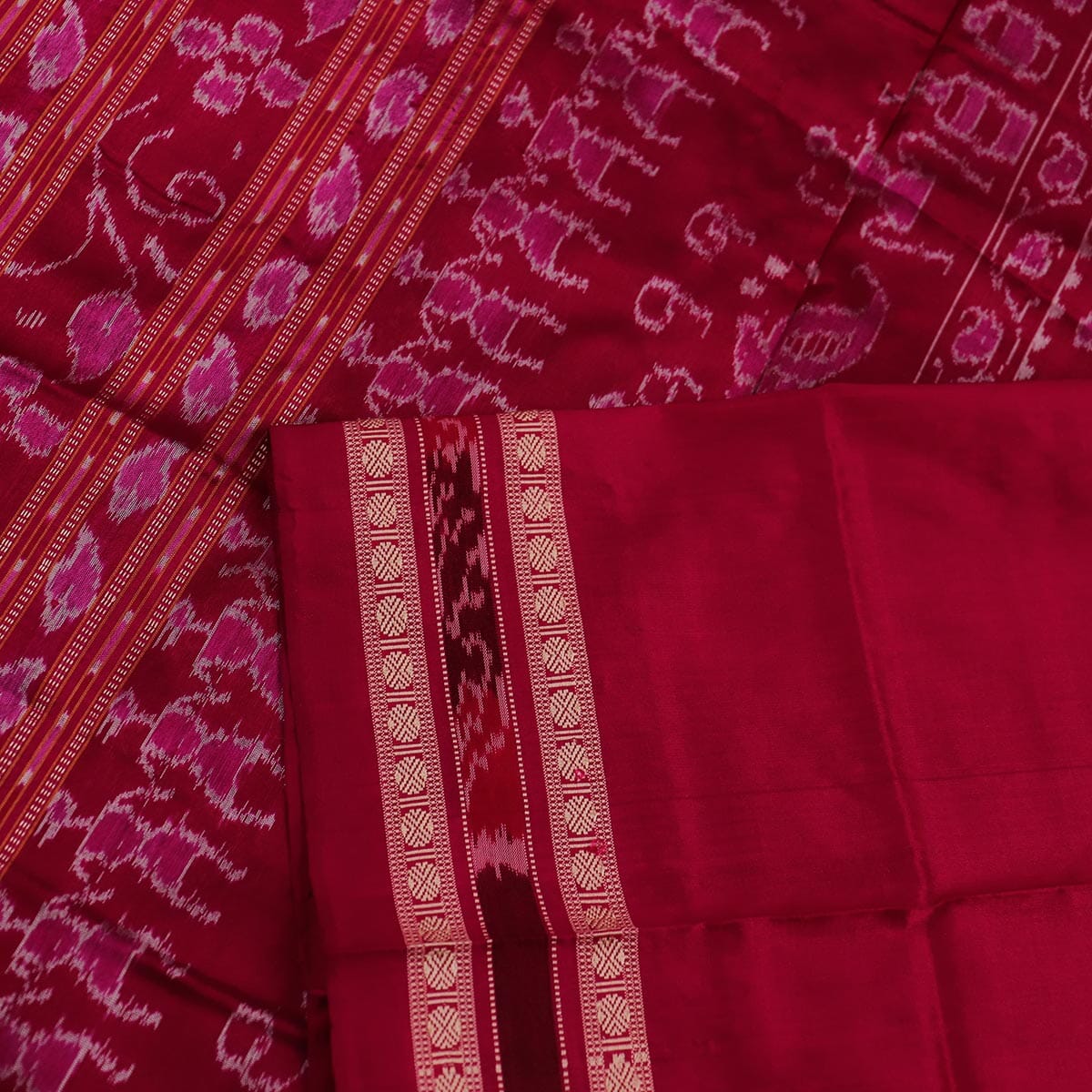 Handloom Sambalpuri Ikkat Silk Saree Handloom Saree_Sambalpuri Silk Priyadarshini Handloom 