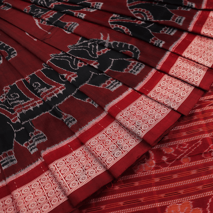 Handloom Sambalpuri Ikkat Silk Saree Handloom Saree_Sambalpuri Silk Priyadarshini Handloom 