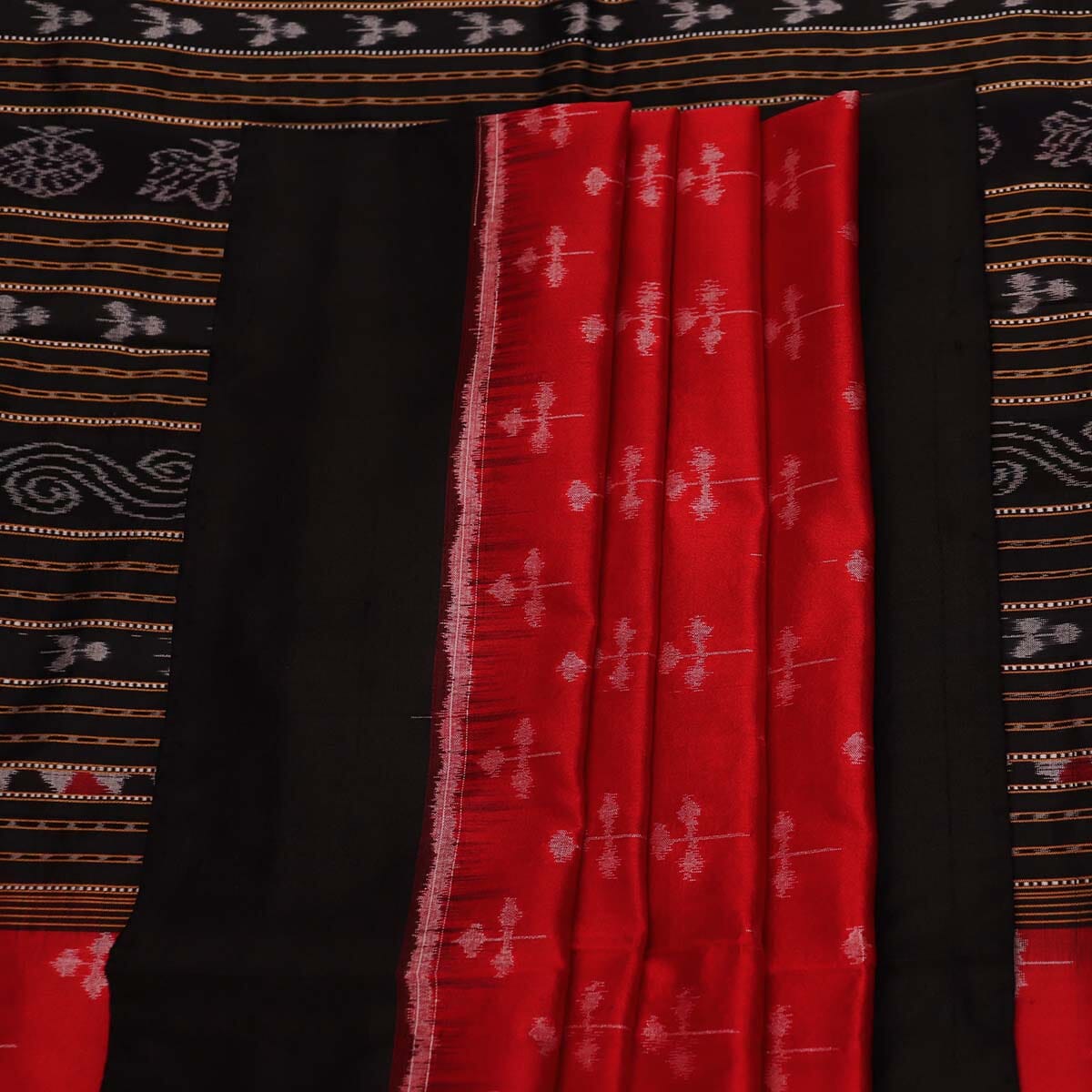 Handloom Sambalpuri Ikkat Silk Saree Handloom Saree_Sambalpuri Silk Priyadarshini Handloom 