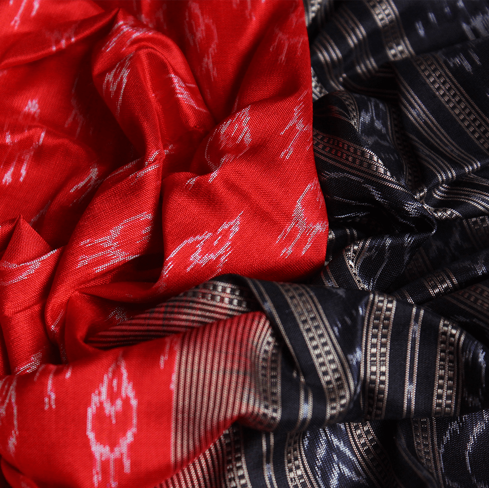 Handloom Sambalpuri Ikkat Silk Saree Handloom Saree_Sambalpuri Silk Priyadarshini Handloom 