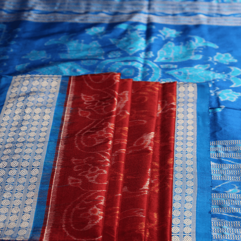 Handloom Sambalpuri Ikkat Silk Saree Handloom Saree_Sambalpuri Silk Priyadarshini Handloom 