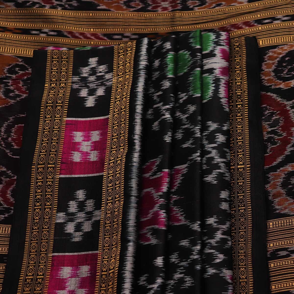 Handloom Sambalpuri Ikkat Silk Saree Handloom Saree_Sambalpuri Silk Priyadarshini Handloom 