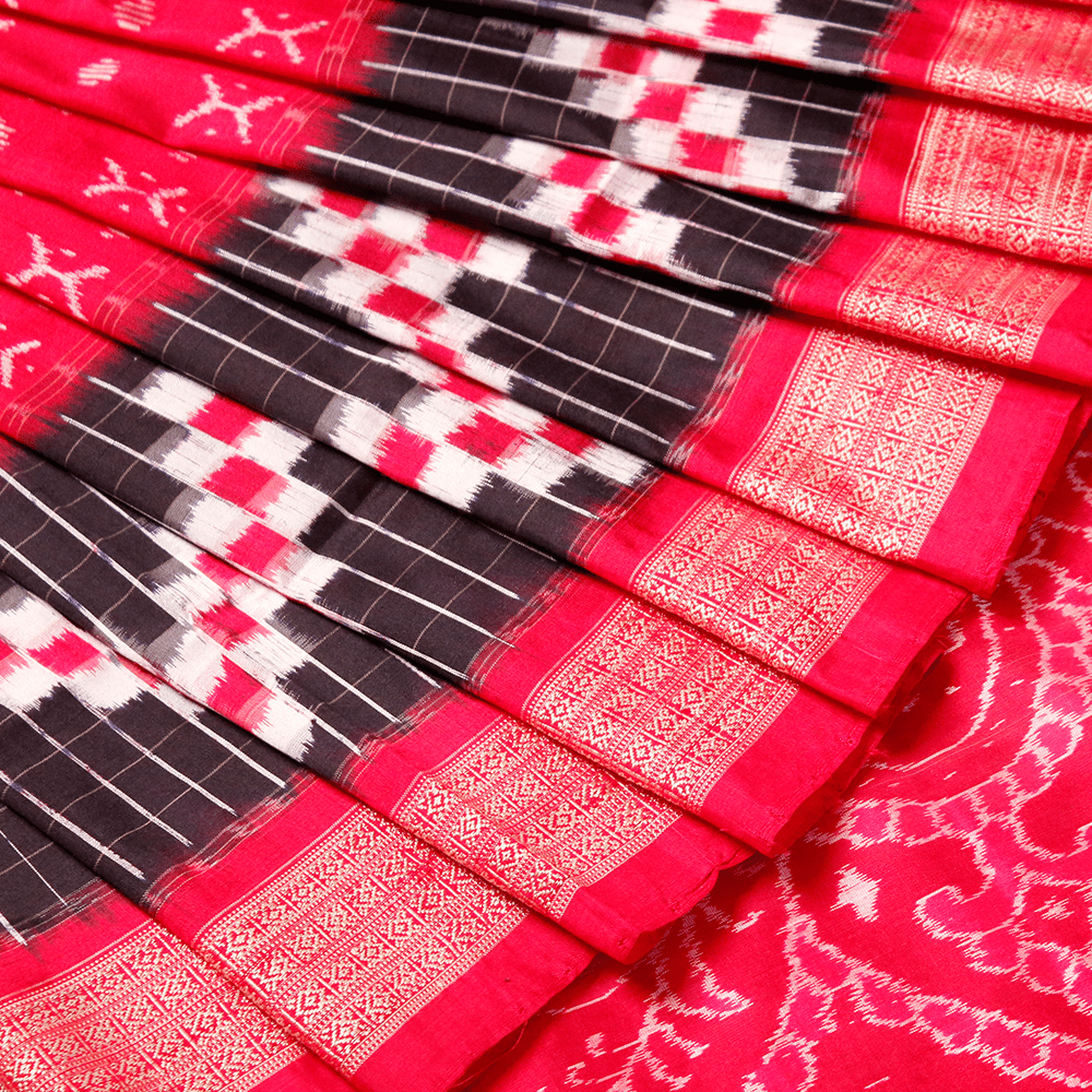 Handloom Sambalpuri Ikkat Silk Saree Handloom Saree_Sambalpuri Silk Priyadarshini Handloom 