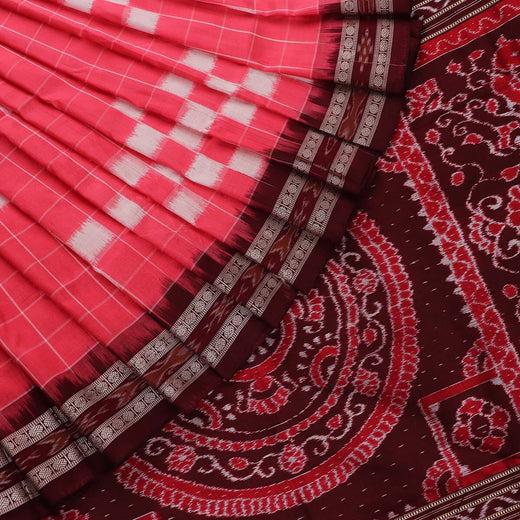 Sambalpuri Handloom Silk Saree - Elegant Pasapalli