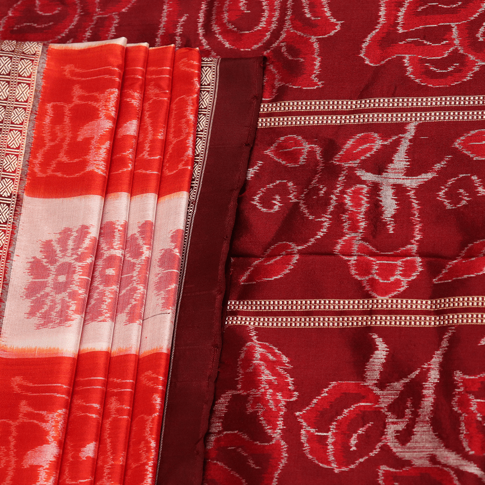Handloom Sambalpuri Ikkat Silk Saree Handloom Saree_Sambalpuri Silk Priyadarshini Handloom 