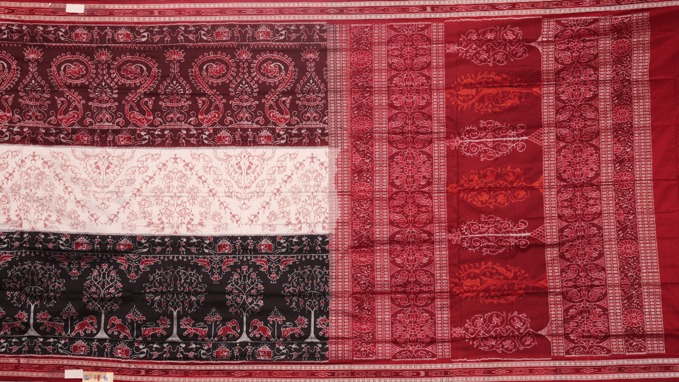 Handloom Sambalpuri Ikkat Silk Saree Handloom Saree_Sambalpuri Silk Priyadarshini Handloom 