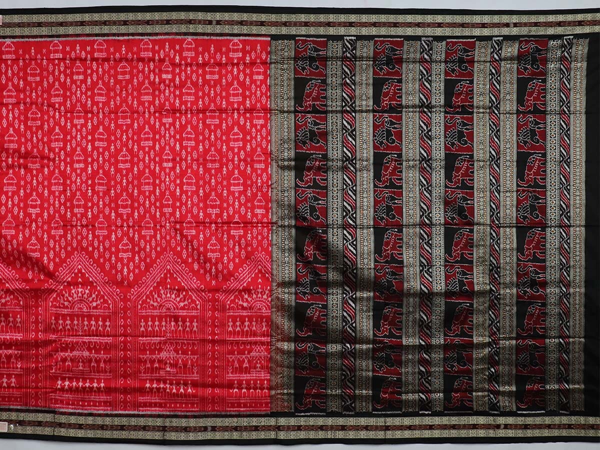 Handloom Sambalpuri Ikkat Silk Saree Handloom Saree_Sambalpuri Silk Priyadarshini Handloom 