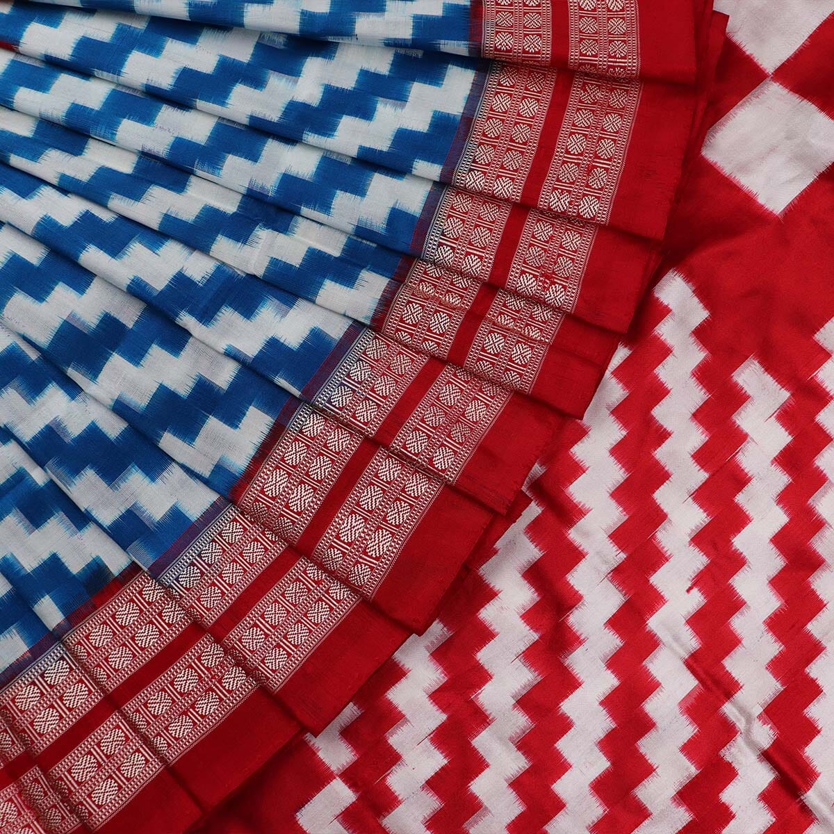 Handloom Sambalpuri Ikkat Silk Saree Handloom Saree_Sambalpuri Silk Priyadarshini Handloom 