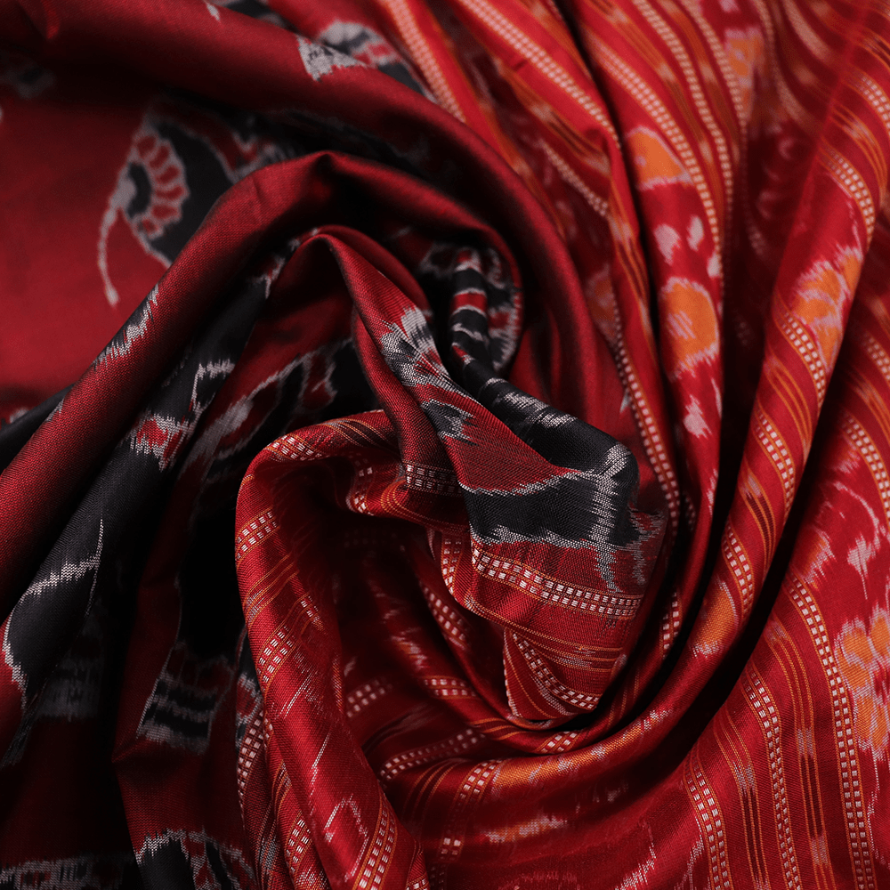 Handloom Sambalpuri Ikkat Silk Saree Handloom Saree_Sambalpuri Silk Priyadarshini Handloom 