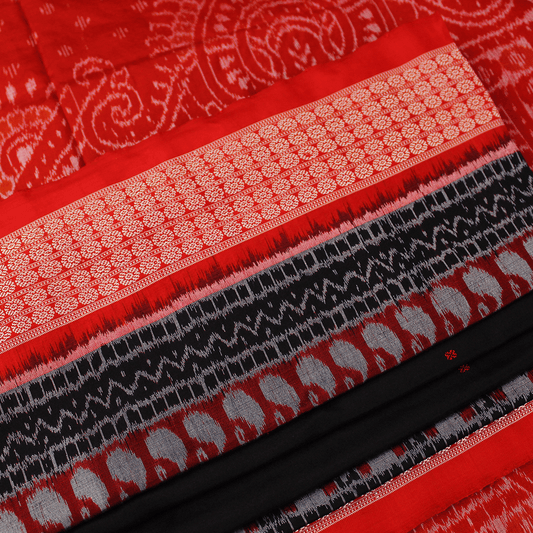 Handloom Sambalpuri Ikkat Silk Saree Handloom Saree_Sambalpuri Silk Priyadarshini Handloom 