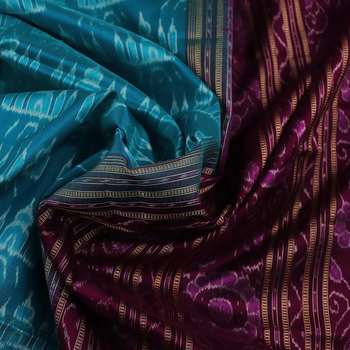 Handloom Sambalpuri Ikkat Silk Saree Handloom Saree_Sambalpuri Silk Priyadarshini Handloom 