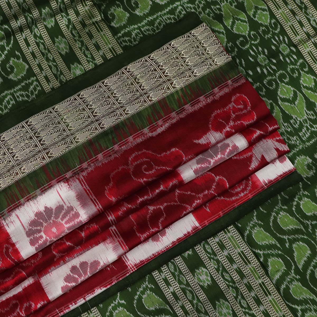 Handloom Sambalpuri Ikkat Silk Saree Handloom Saree_Sambalpuri Silk Priyadarshini Handloom 