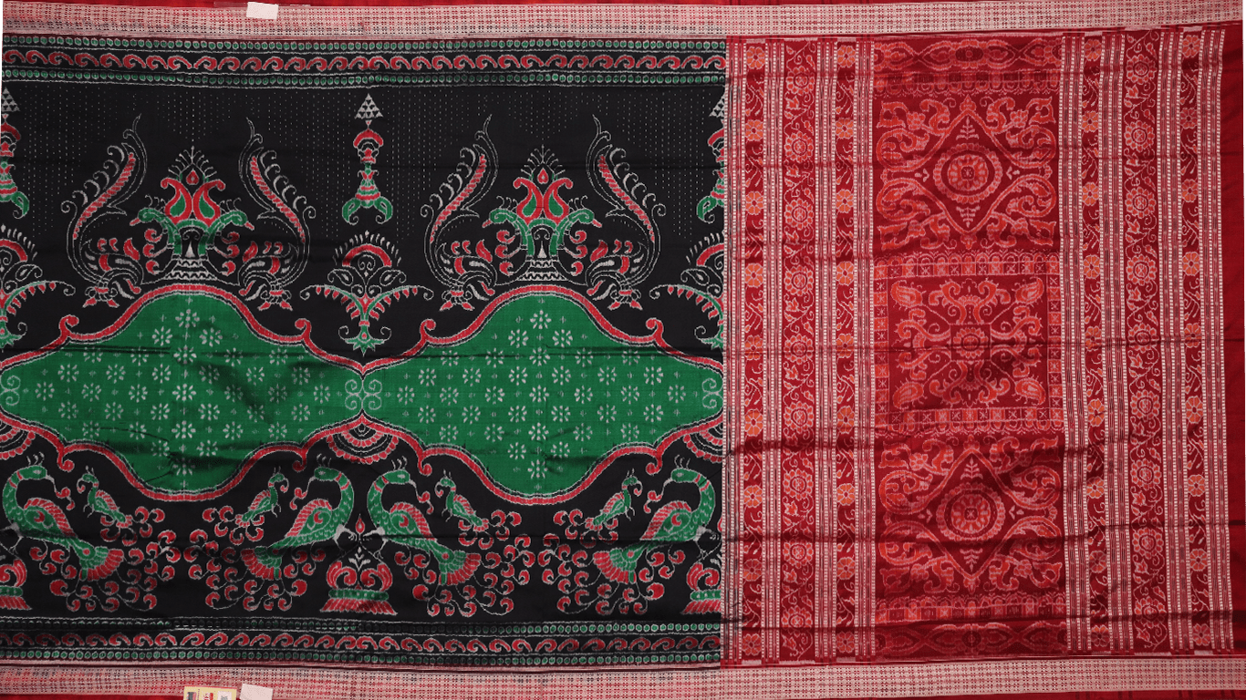 PASAPALLI DESIGN BORDER SAMBALPURI COTTON SAREE - Utkalika Odisha