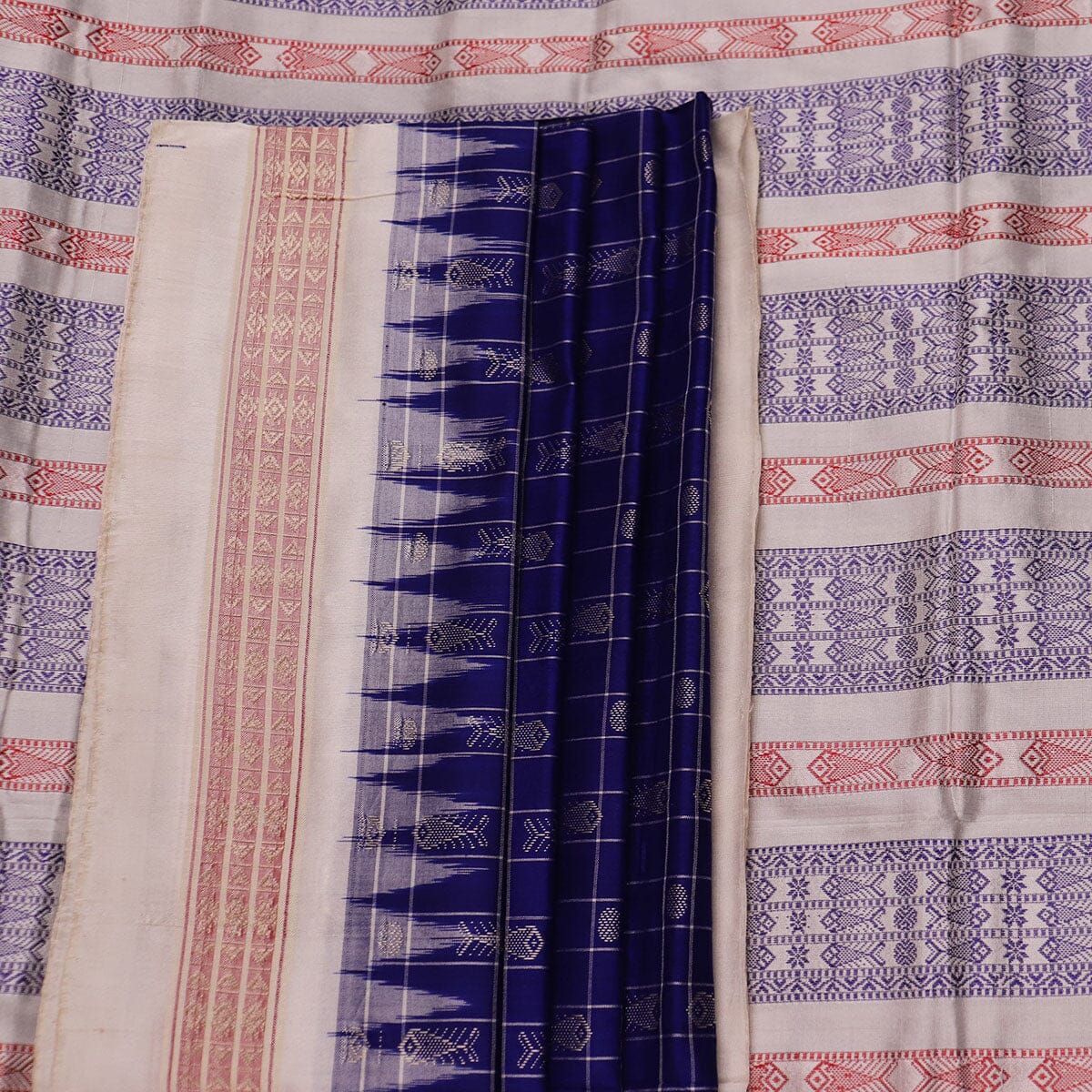 Handloom Sambalpuri Ikkat Silk Saree Handloom Saree_Sambalpuri Silk Priyadarshini Handloom 