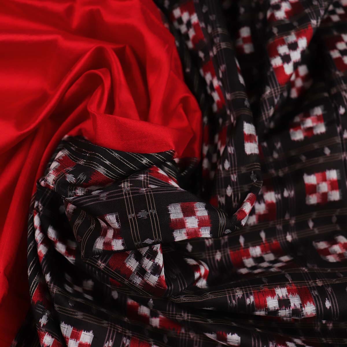 Handloom Sambalpuri Ikkat Silk Saree Handloom Saree_Sambalpuri Silk Priyadarshini Handloom 
