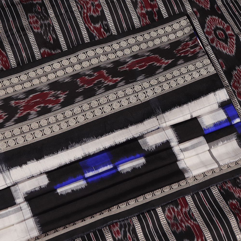 Handloom Sambalpuri Ikkat Silk Saree Handloom Saree_Sambalpuri Silk Priyadarshini Handloom 