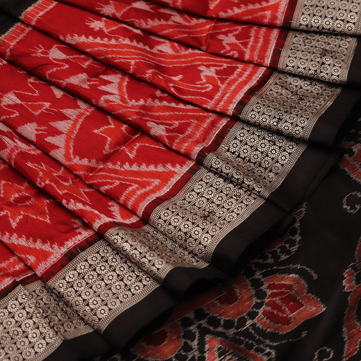 Sambalpuri Handloom Silk Saree - Luxurious Pata