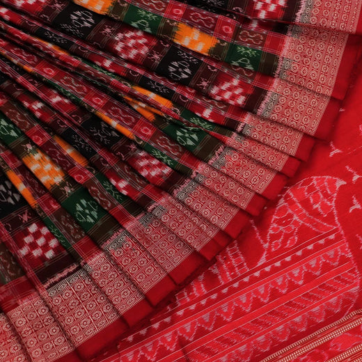 ସମ୍ବଲପୁରୀ ହ୍ୟାଣ୍ଡଲୁମ୍ ରେଶମ ସାରୀ - ଏଲିଗାଣ୍ଟ ପାସାପାଲୀ |