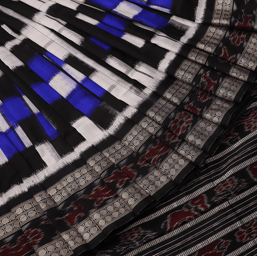 Sambalpuri Handloom Silk Saree - Elegant Pasapalli