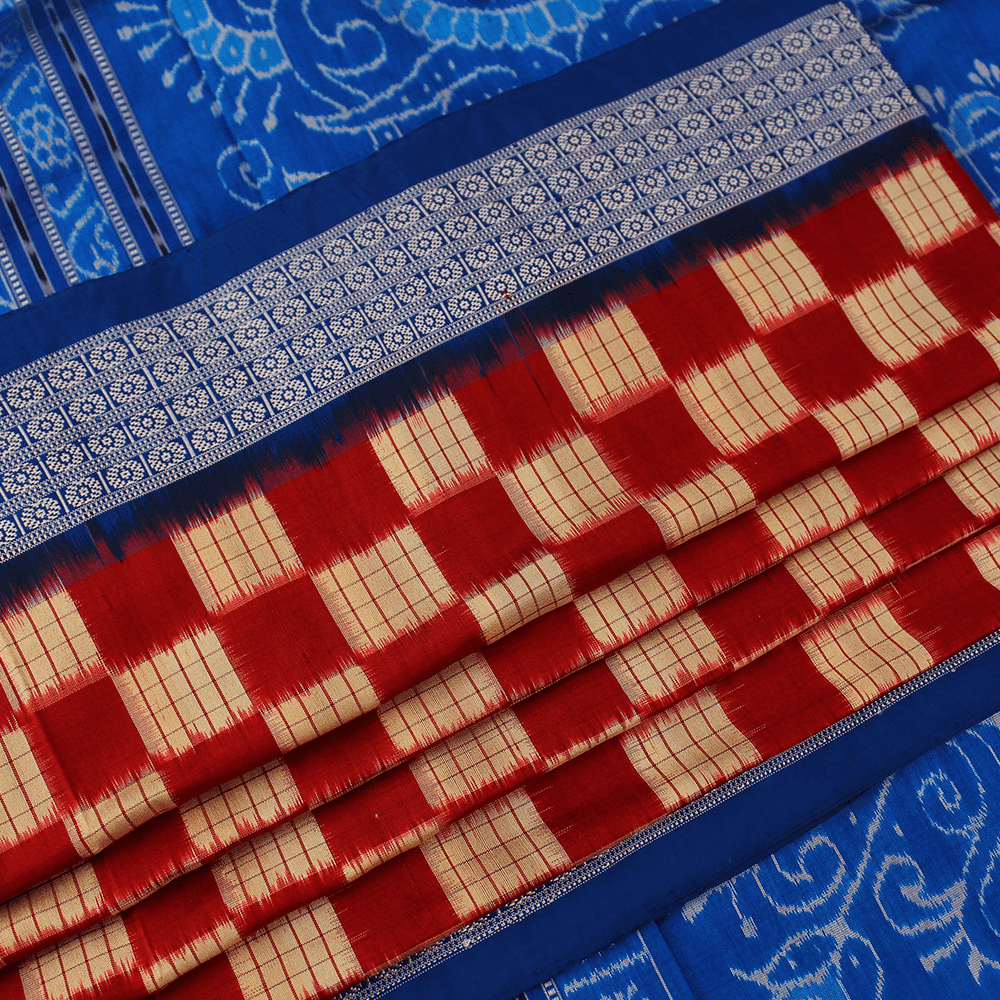 Handloom Sambalpuri Ikkat Silk Saree Handloom Saree_Sambalpuri Silk Priyadarshini Handloom 