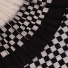 Handloom White Sambalpuri Silk Saree with Black border