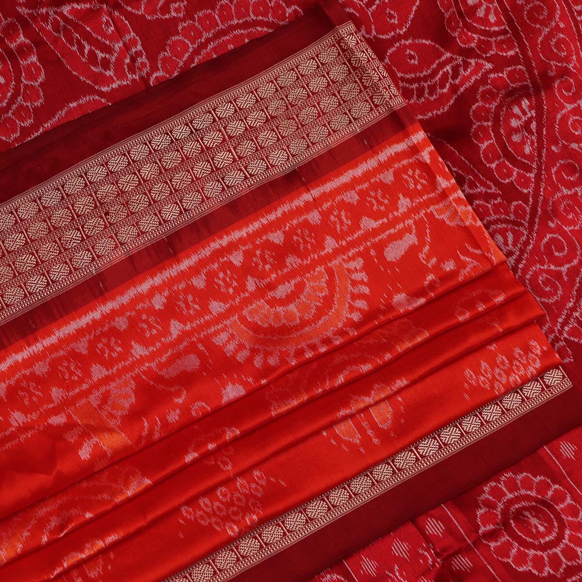 Handloom Sambalpuri Ikkat Silk Saree Handloom Saree_Sambalpuri Silk Priyadarshini Handloom 
