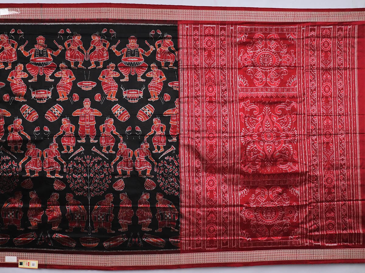 Handloom Sambalpuri Ikkat Silk Saree Handloom Saree_Sambalpuri Silk Priyadarshini Handloom 