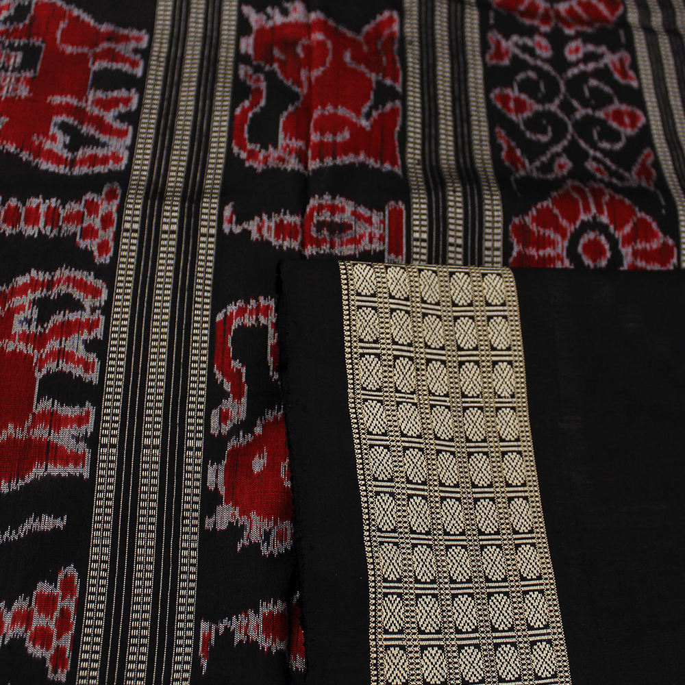 Handloom Sambalpuri Ikkat Silk Saree Handloom Saree_Sambalpuri Silk Priyadarshini Handloom 
