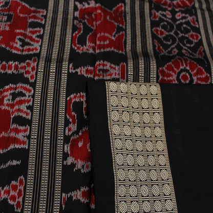 Handloom Sambalpuri Ikkat Silk Saree Handloom Saree_Sambalpuri Silk Priyadarshini Handloom 
