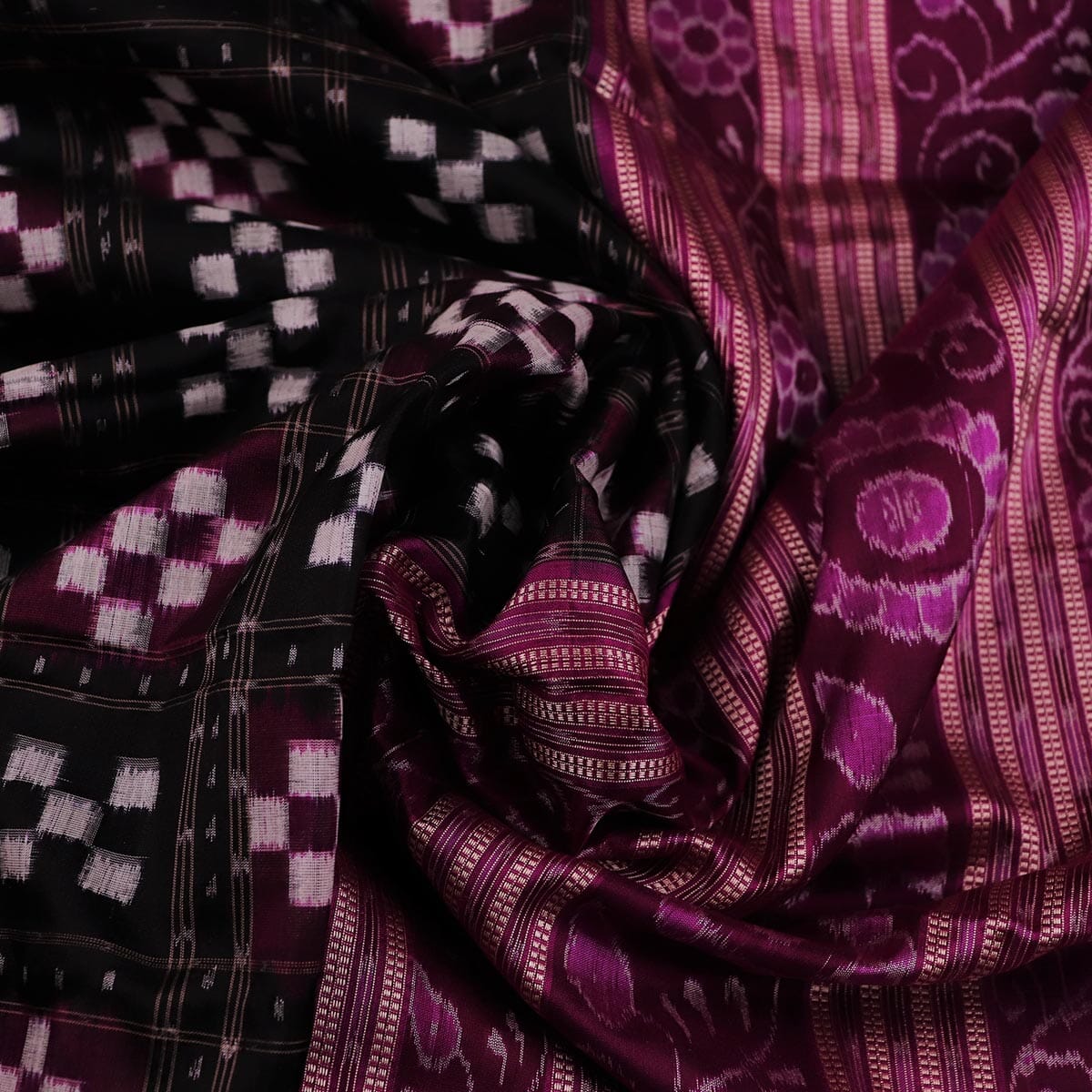 Handloom Sambalpuri Ikkat Silk Saree Handloom Saree_Sambalpuri Silk Priyadarshini Handloom 
