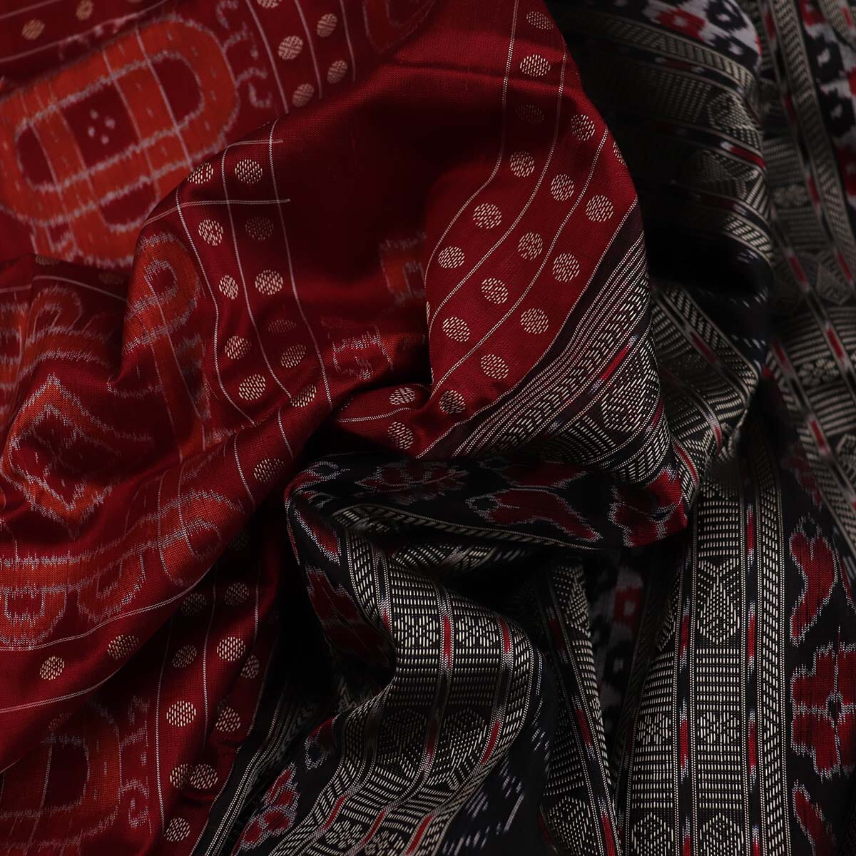 Handloom Sambalpuri Ikkat Silk Saree Handloom Saree_Sambalpuri Silk Priyadarshini Handloom 